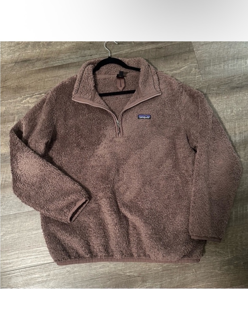 Patagonia women’s Brown Synchilla Quarter-Zip Fleece Pullover